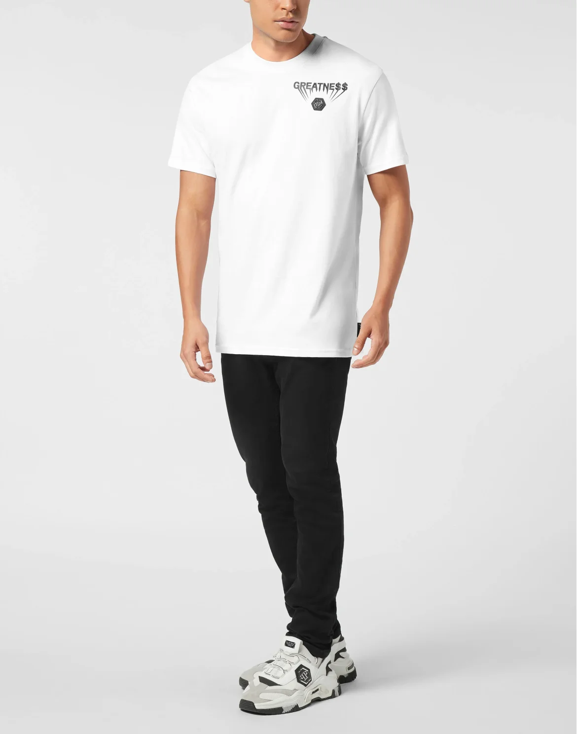 Round Neck T-Shirt Greatness, цвет: Белый