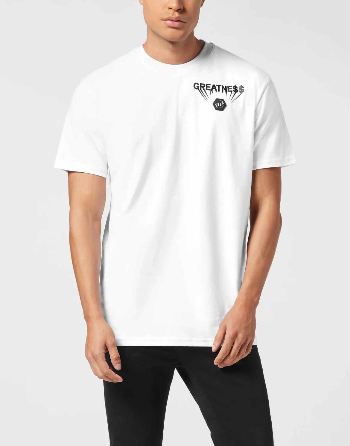 Round Neck T-Shirt Greatness, цвет: Белый
