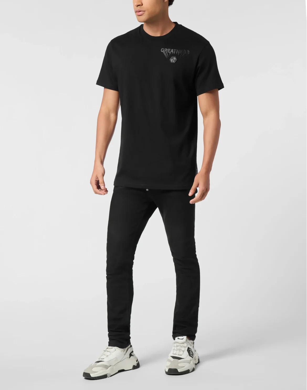 Round Neck T-Shirt Greatness, цвет: Черный