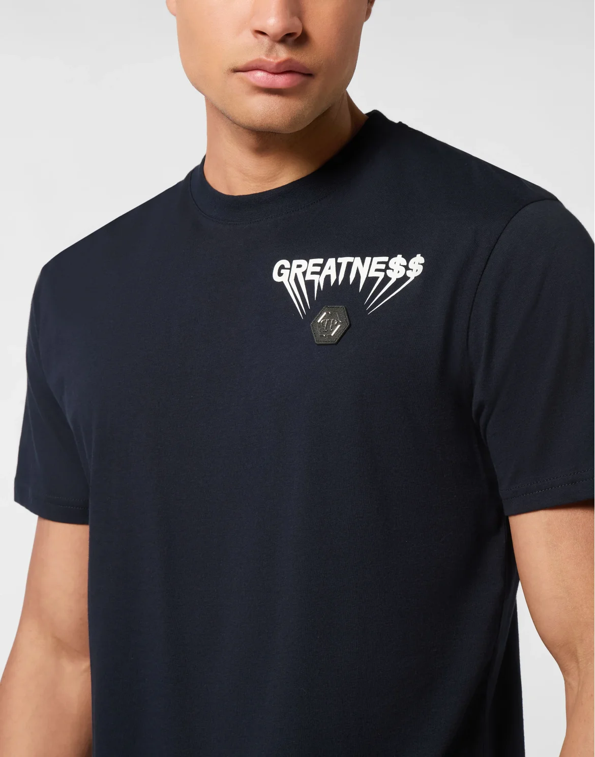 Round Neck T-Shirt Greatness, цвет: Синий