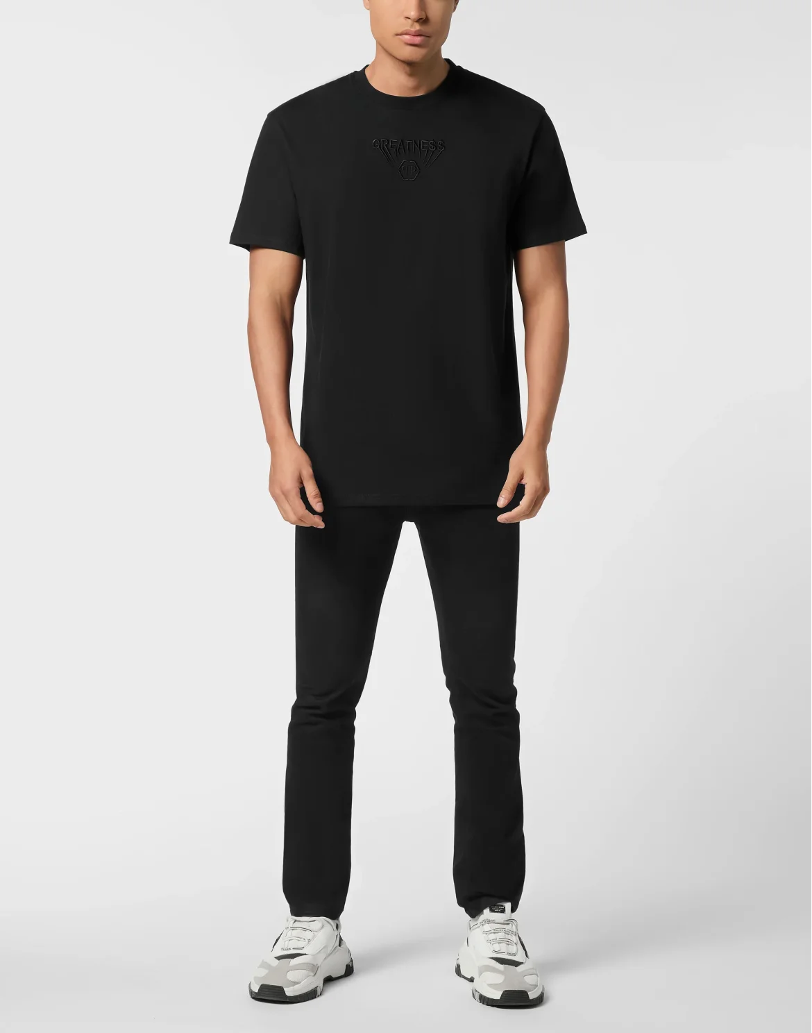 Round Neck T-Shirt Greatness, цвет: Черный