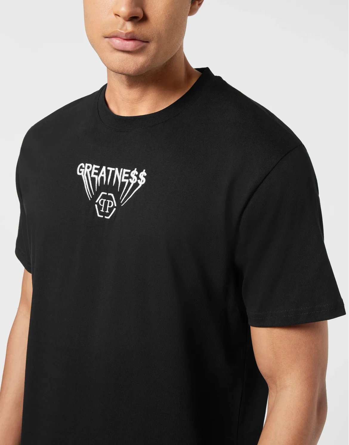 Round Neck T-Shirt Greatness, цвет: Черный