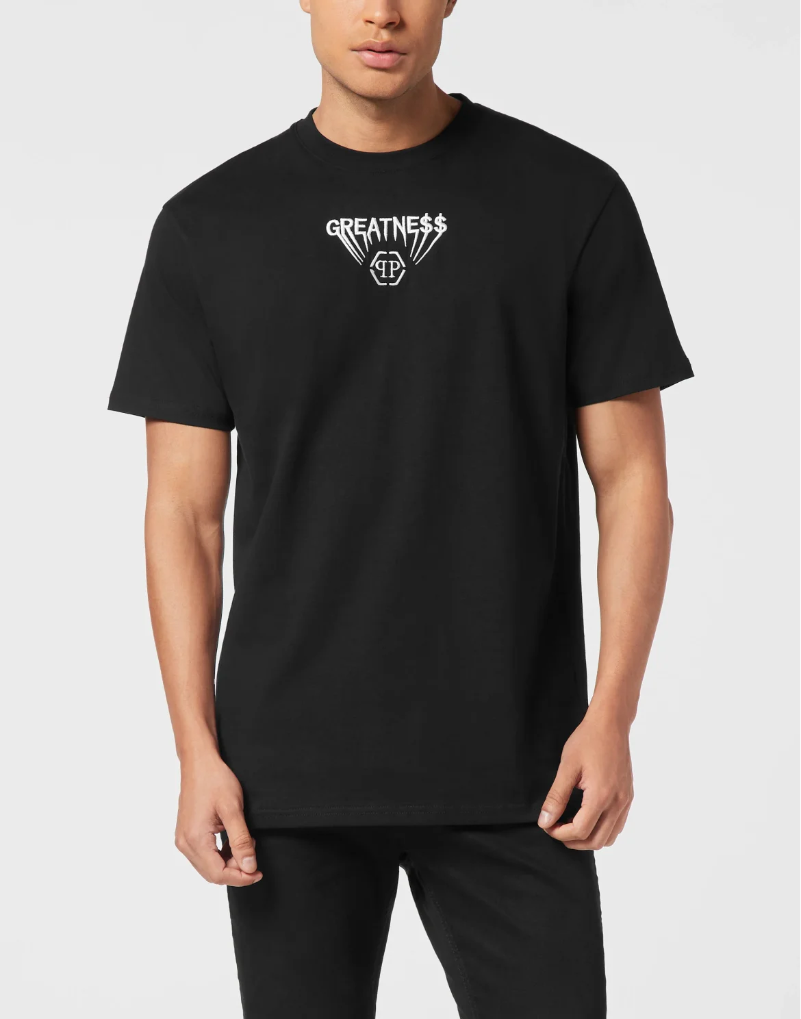 Round Neck T-Shirt Greatness, цвет: Черный