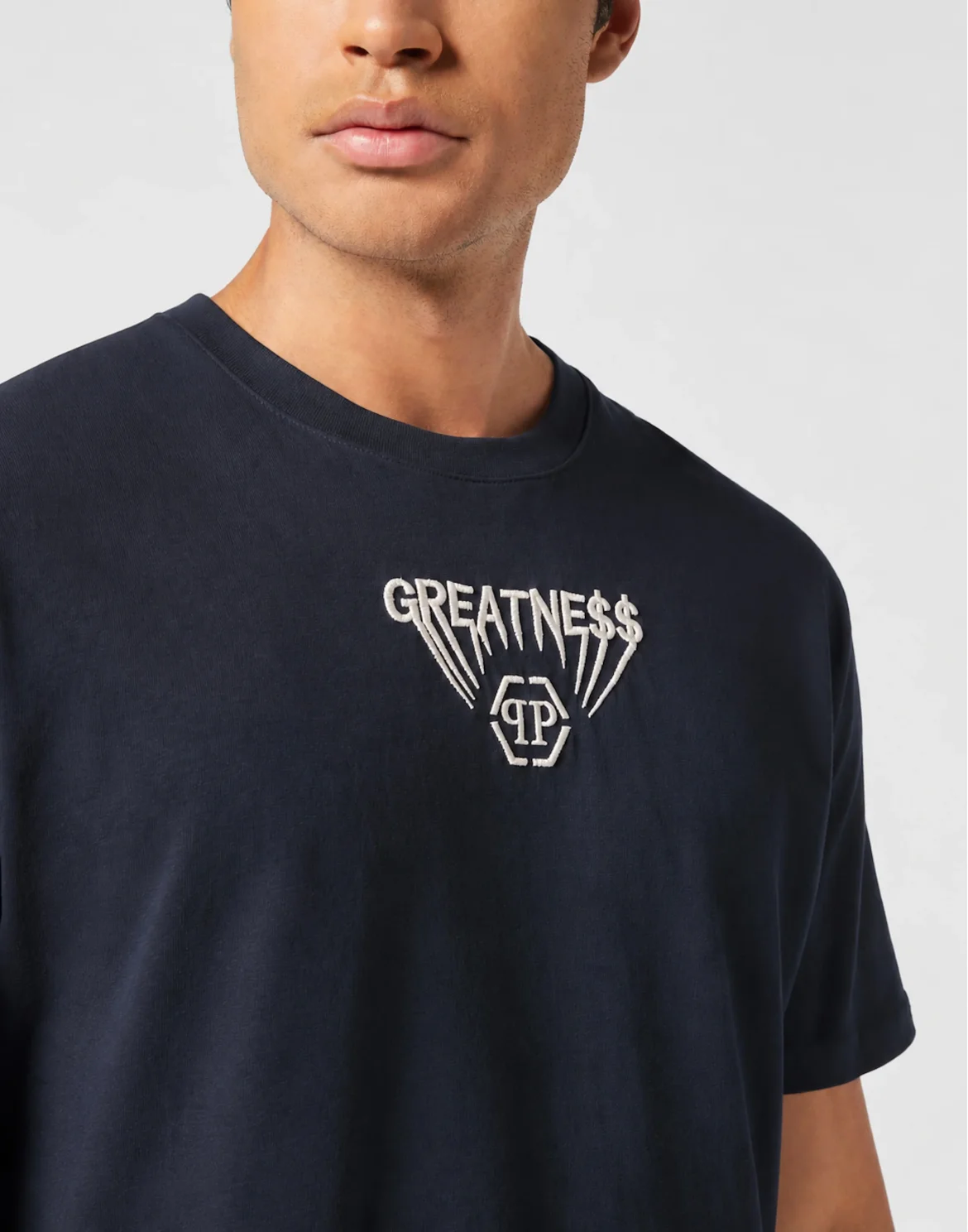 Round Neck T-Shirt Greatness, цвет: Синий
