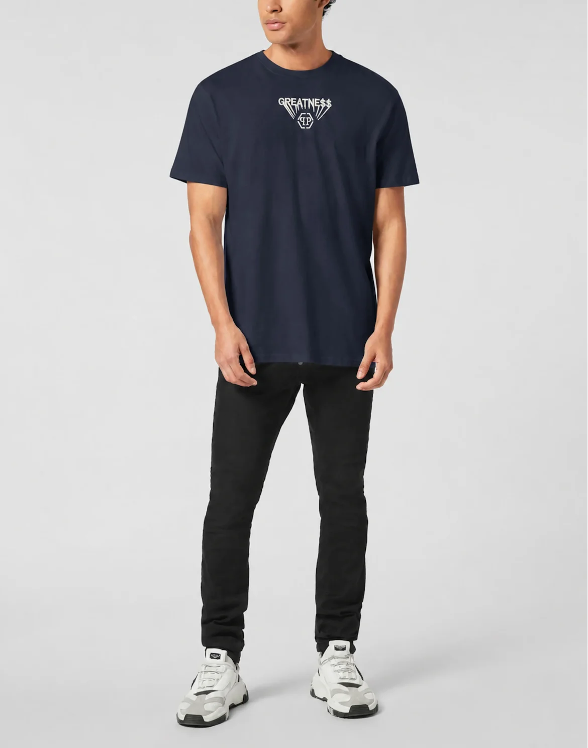 Round Neck T-Shirt Greatness, цвет: Синий