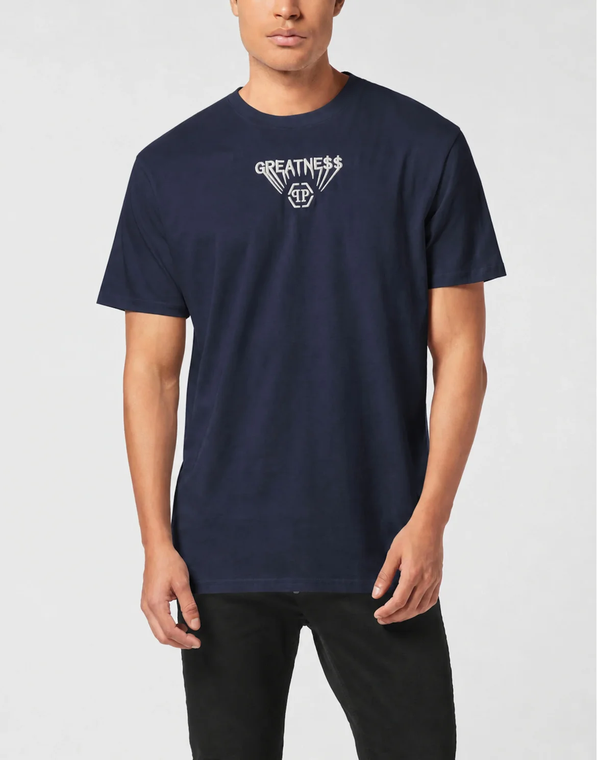 Round Neck T-Shirt Greatness, цвет: Синий