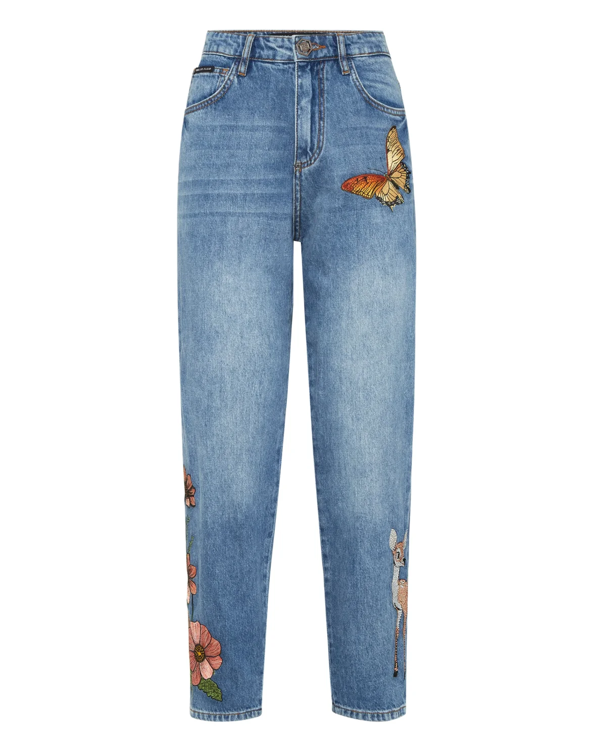 Mom Fit Jeans Fairy, цвет: Темно-синий деним