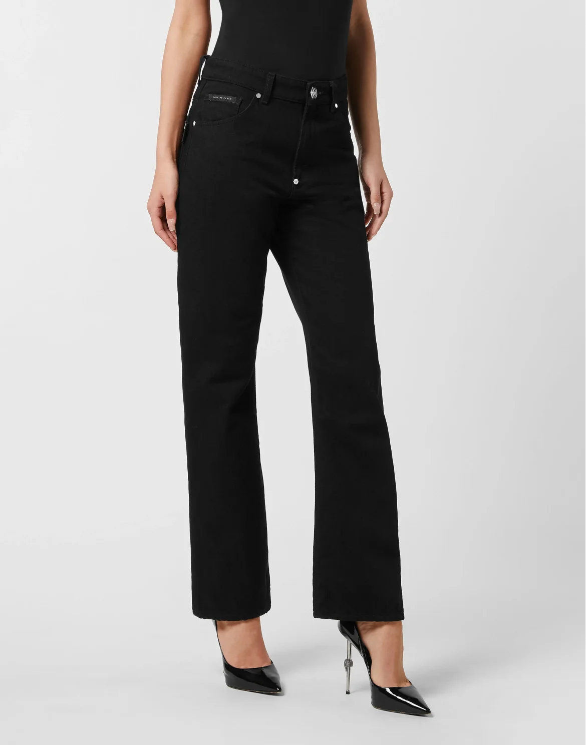 Straight Fit Jeans Hexagon, цвет: Черный