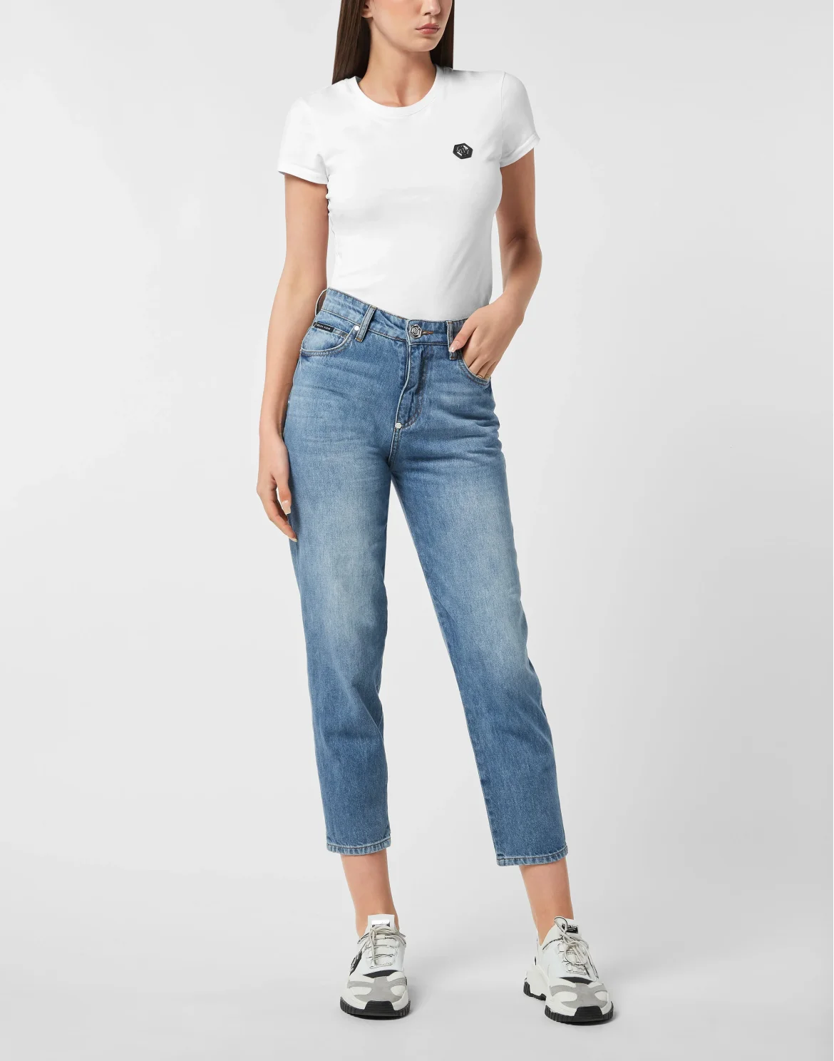 Mom Fit Jeans Bambi, цвет: Темно-синий деним