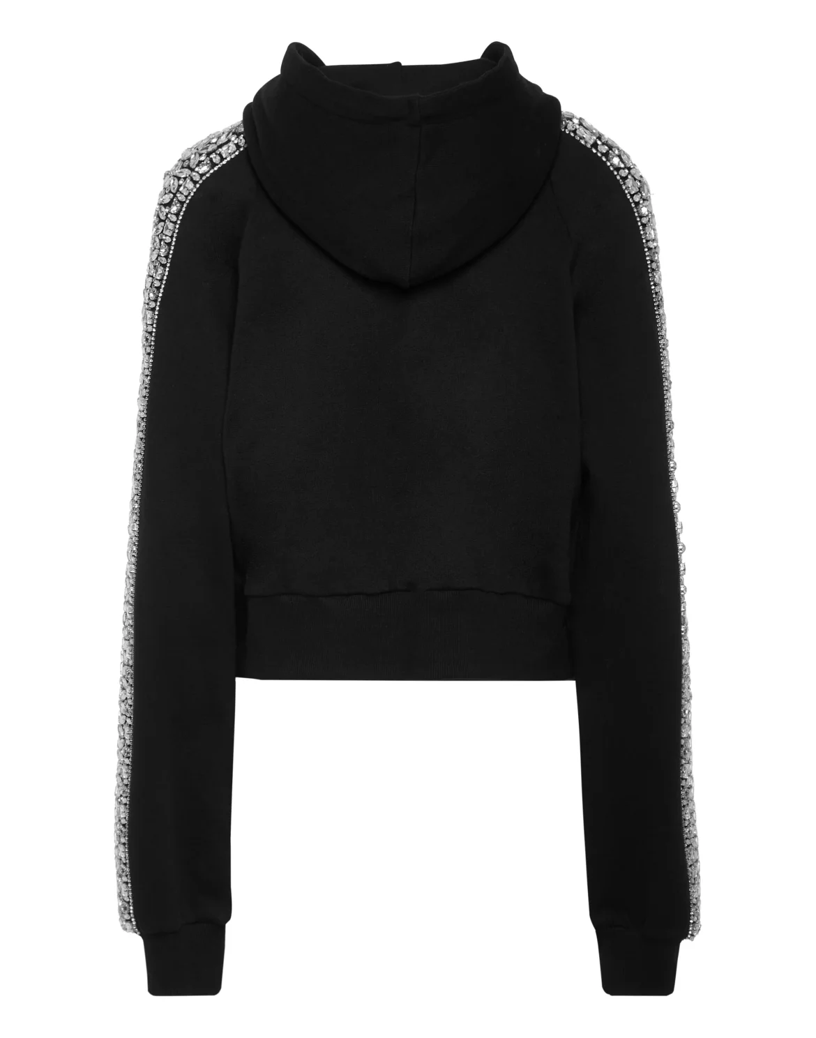Cropped Hoodie Crystal, цвет: Черный