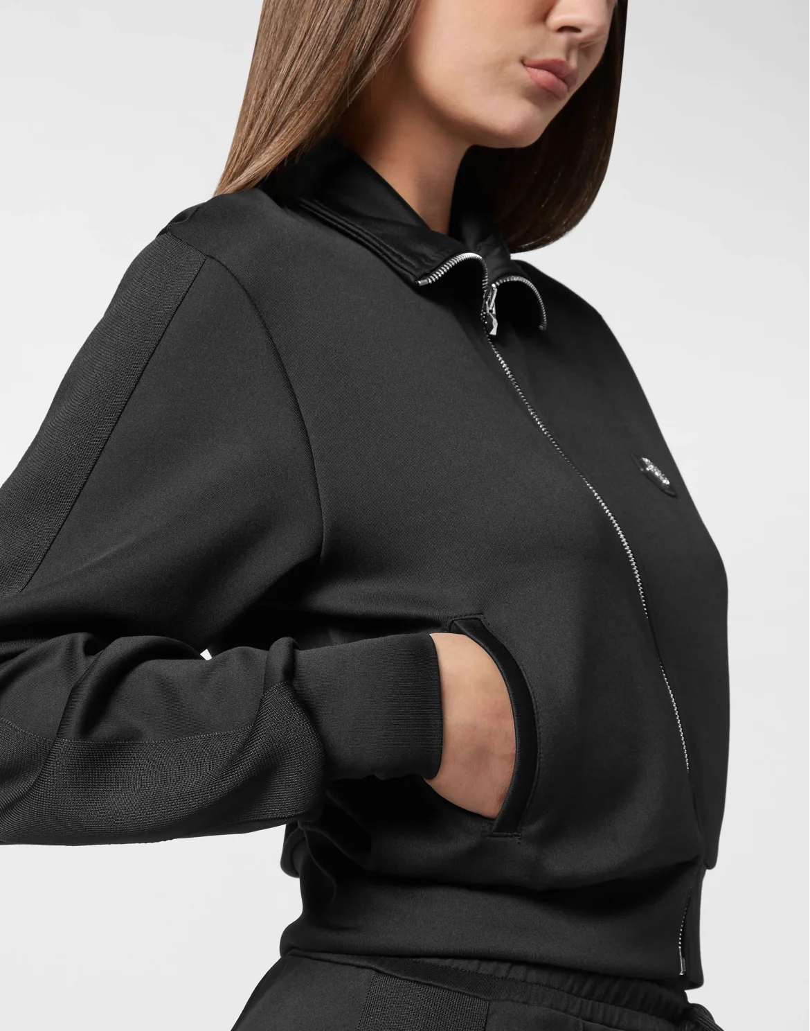 Chenille Zip Jacket Fatale, цвет: Черный