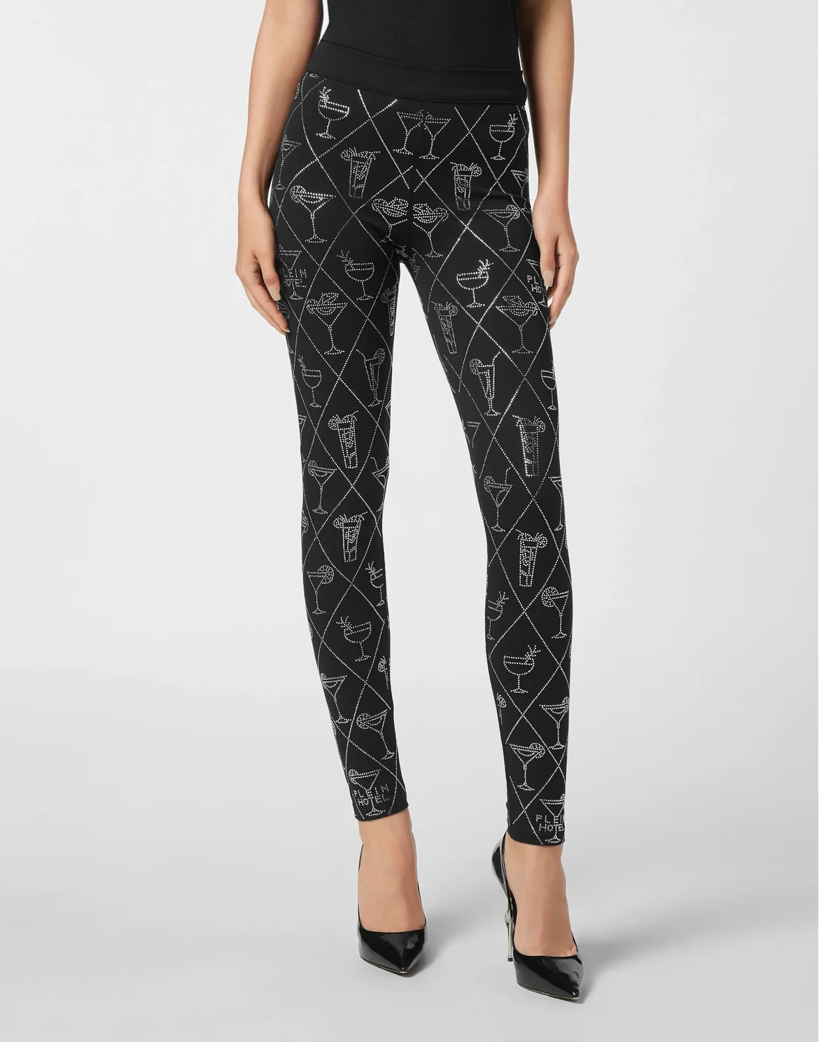 Leggings Cocktails Crystal, цвет: Черный