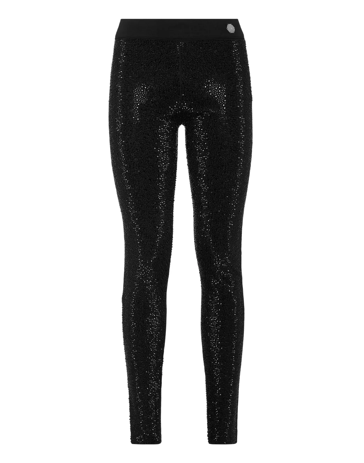 Leggings Mix Strass, цвет: Черный