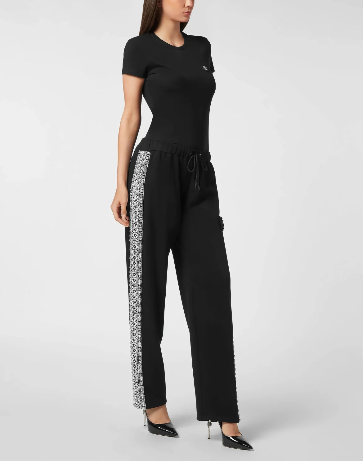 Jersey Jogging Pants Crystal, цвет: Черный