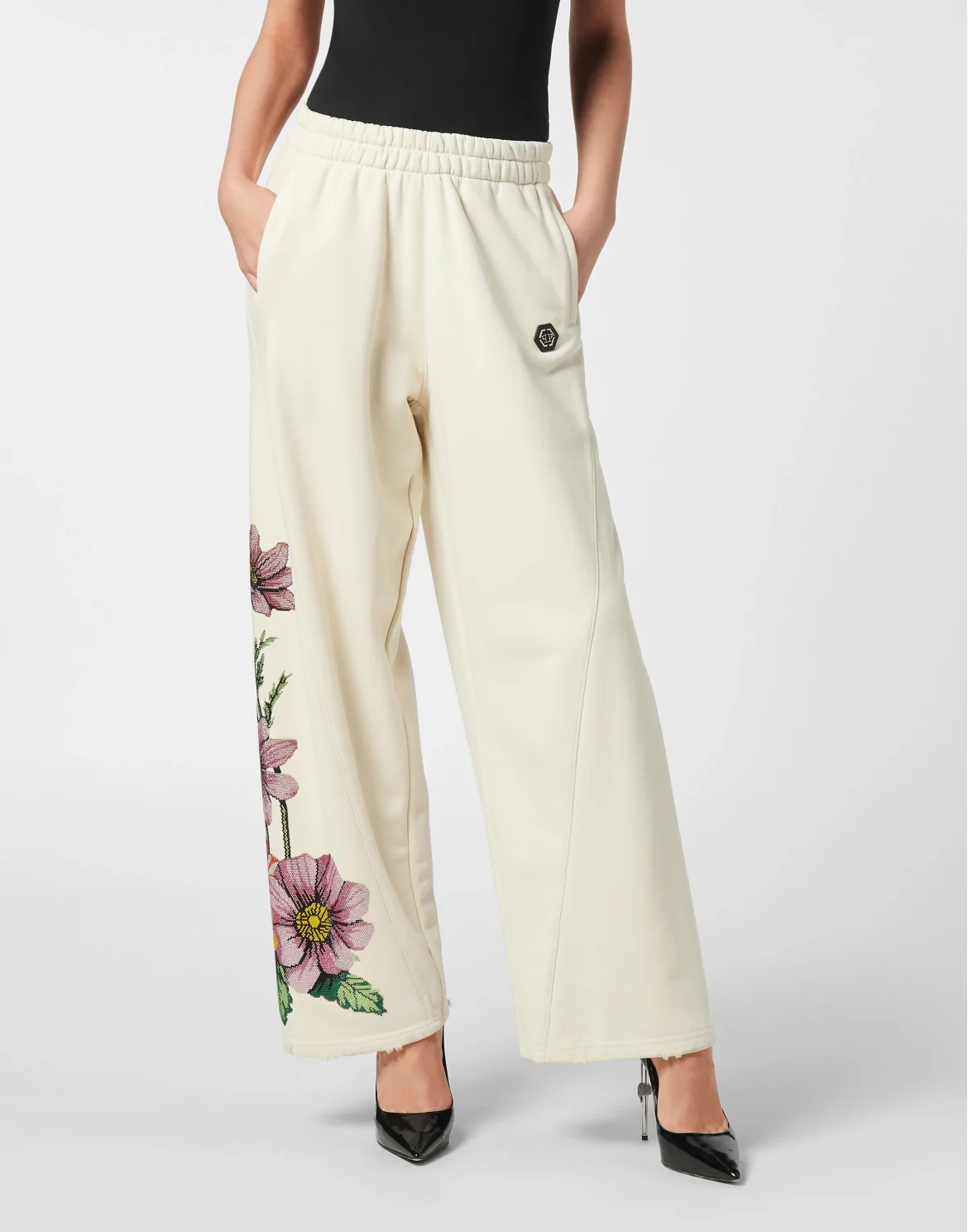 Skater Fit Jogging Pants Fairy, цвет: Бежевый