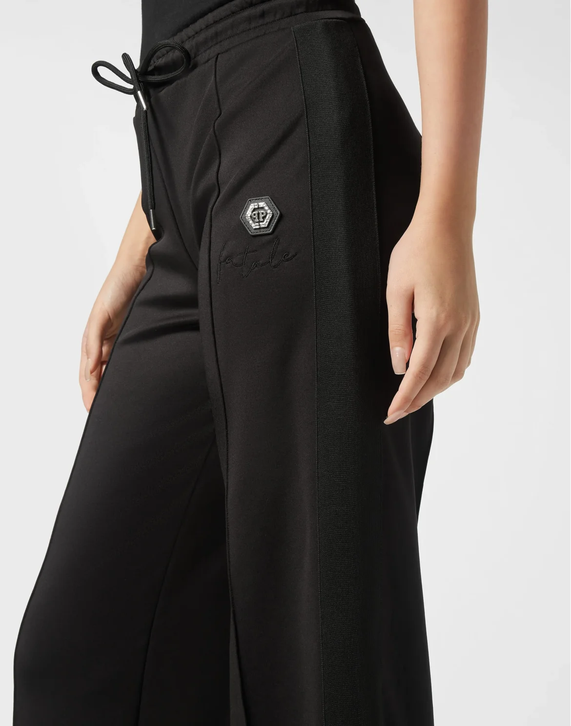 Chenille Loose Pants Fatale, цвет: Черный