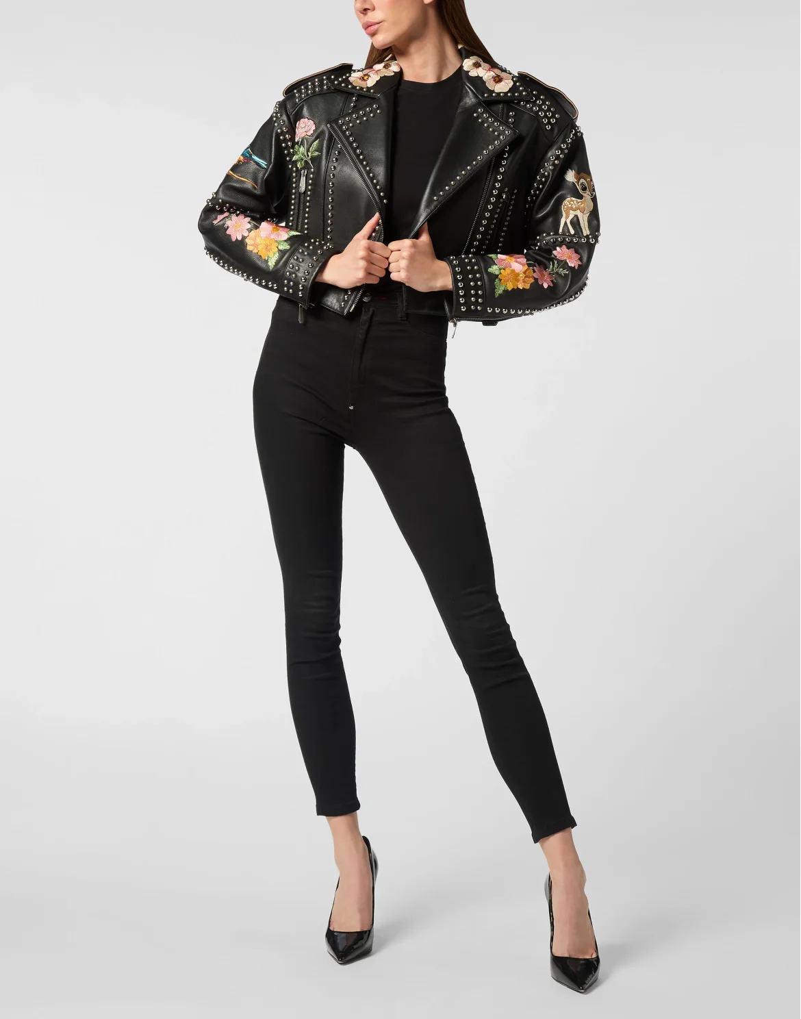 Vintage Leather Moon Biker Fairy, цвет: Черный