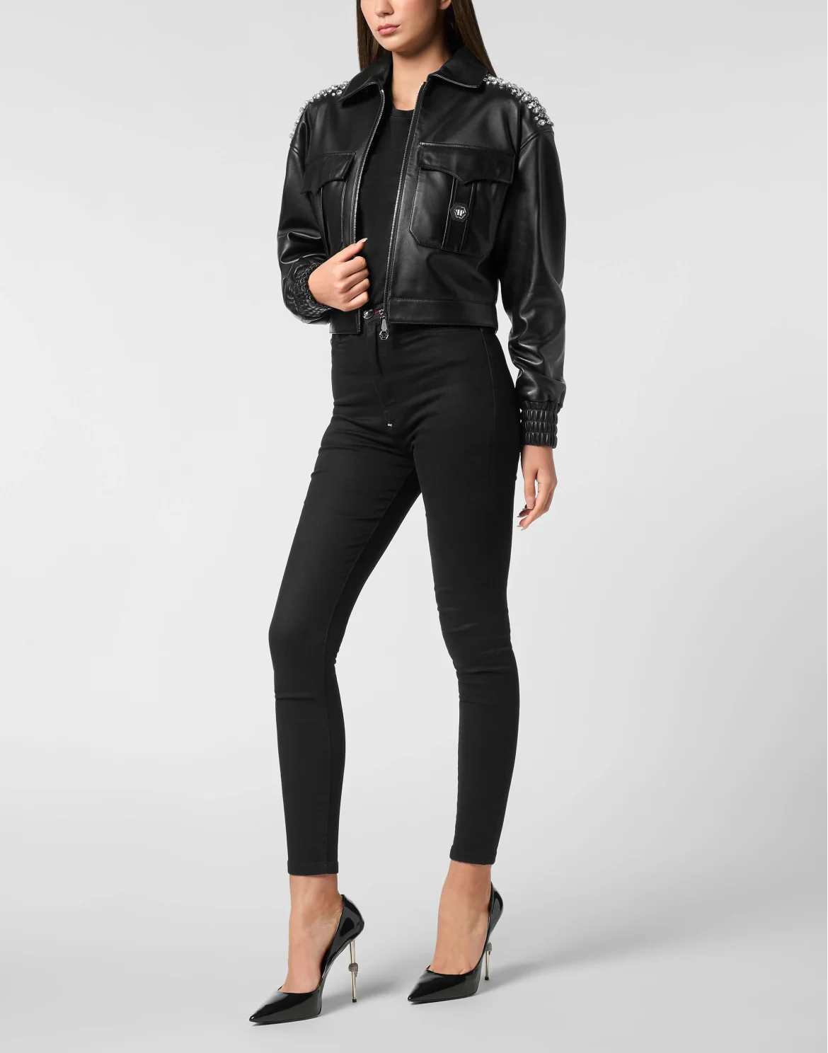 Boxy Cargo Bomber Plein Deluxe Signature, цвет: Черный