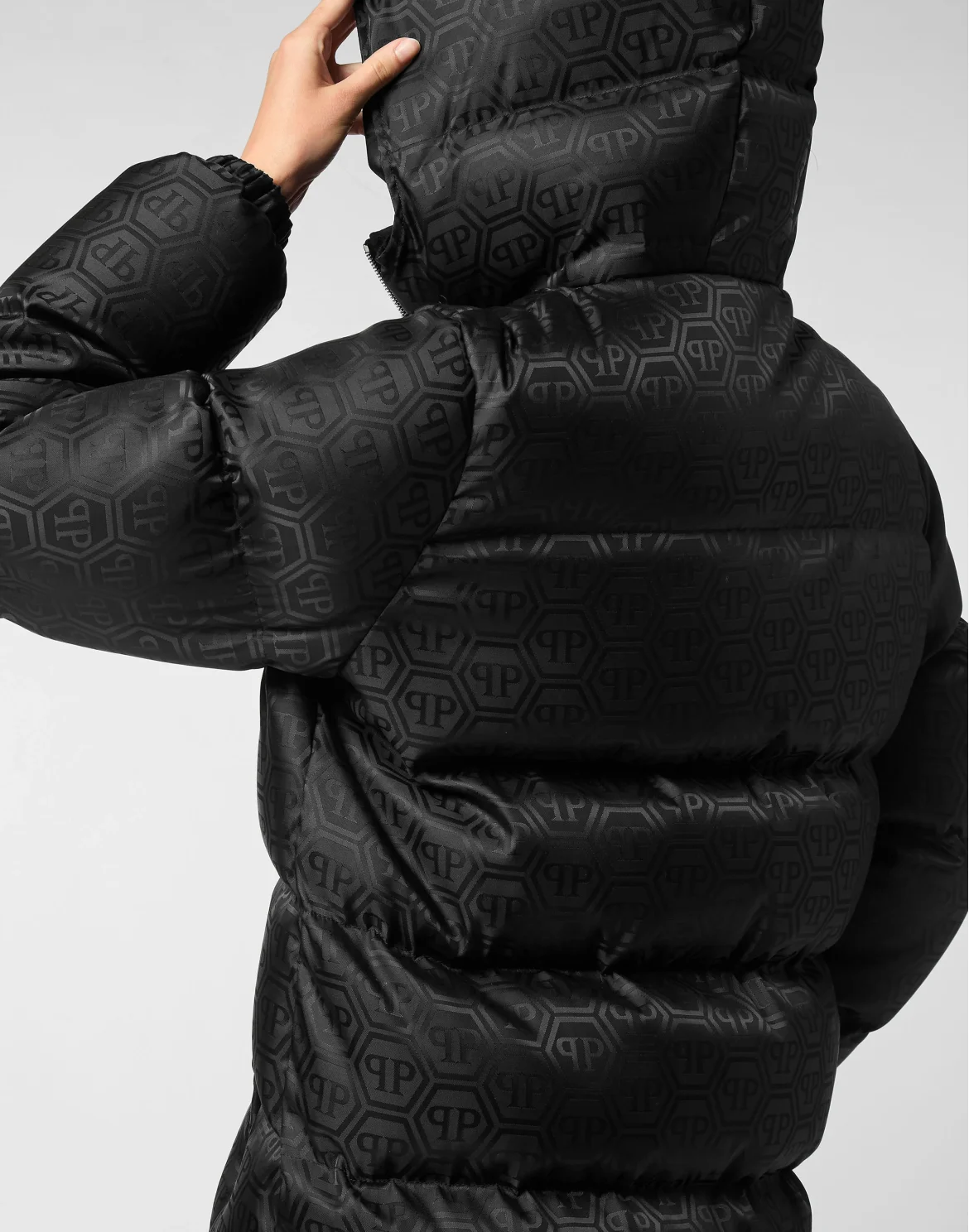 Puffer Jacket Monogram, цвет: Черный