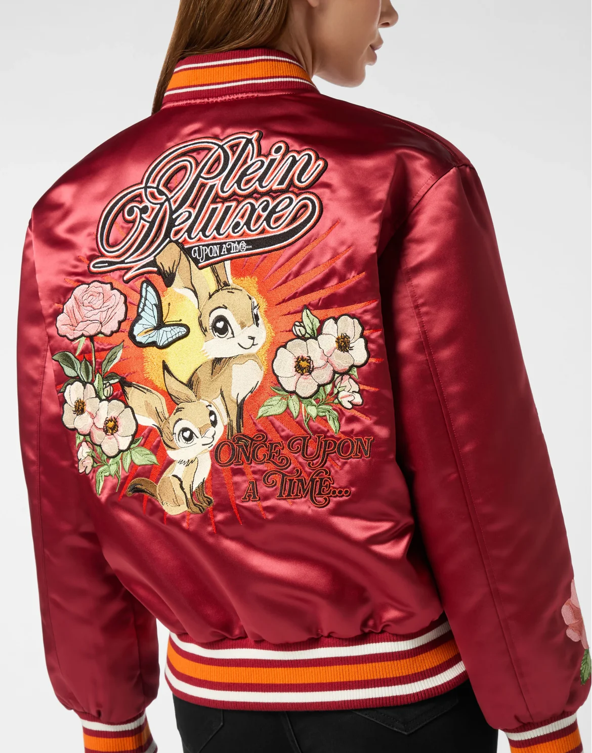 Oversized Bomber Fairy, цвет: Красный