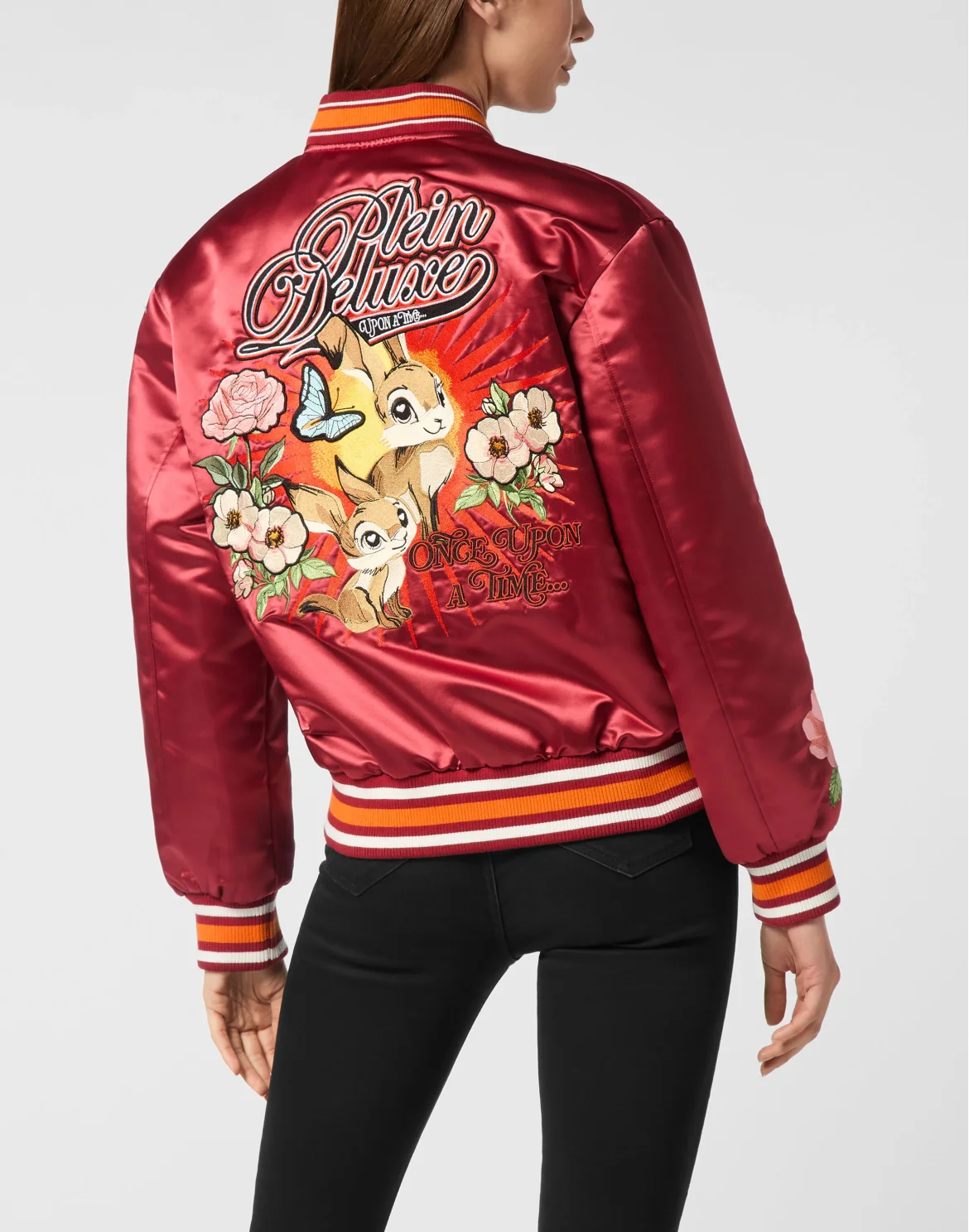 Oversized Bomber Fairy, цвет: Красный