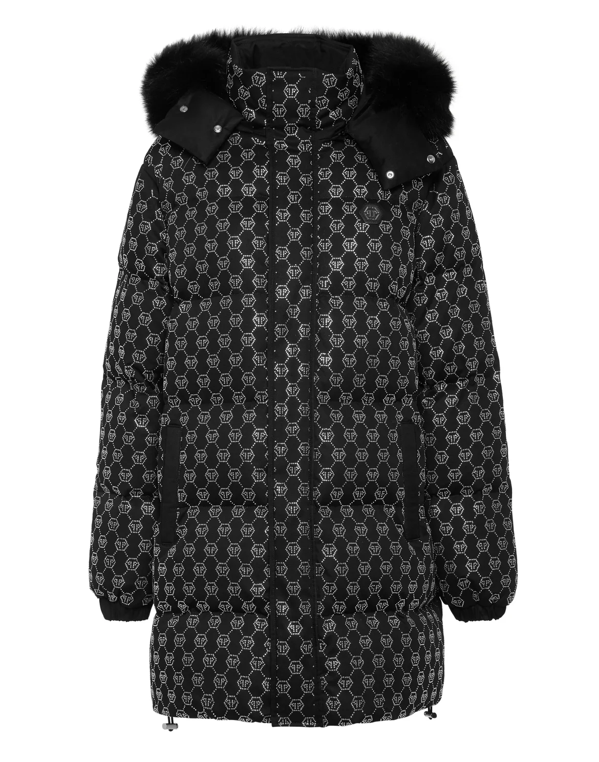 Down Puffer Jacket Monogram, цвет: Черный