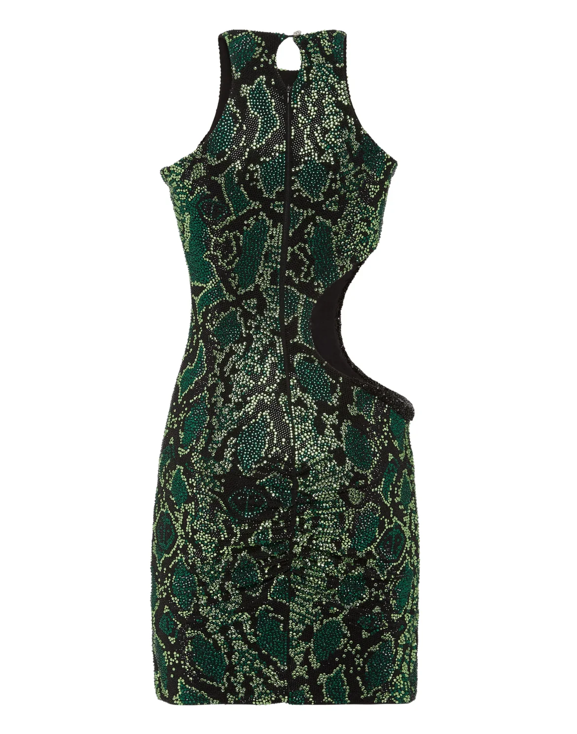 Mini Dress Strass Snake, цвет: Зеленый