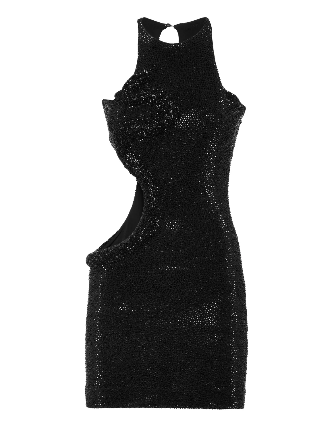 Mini Dress Snake Strass, цвет: Черный