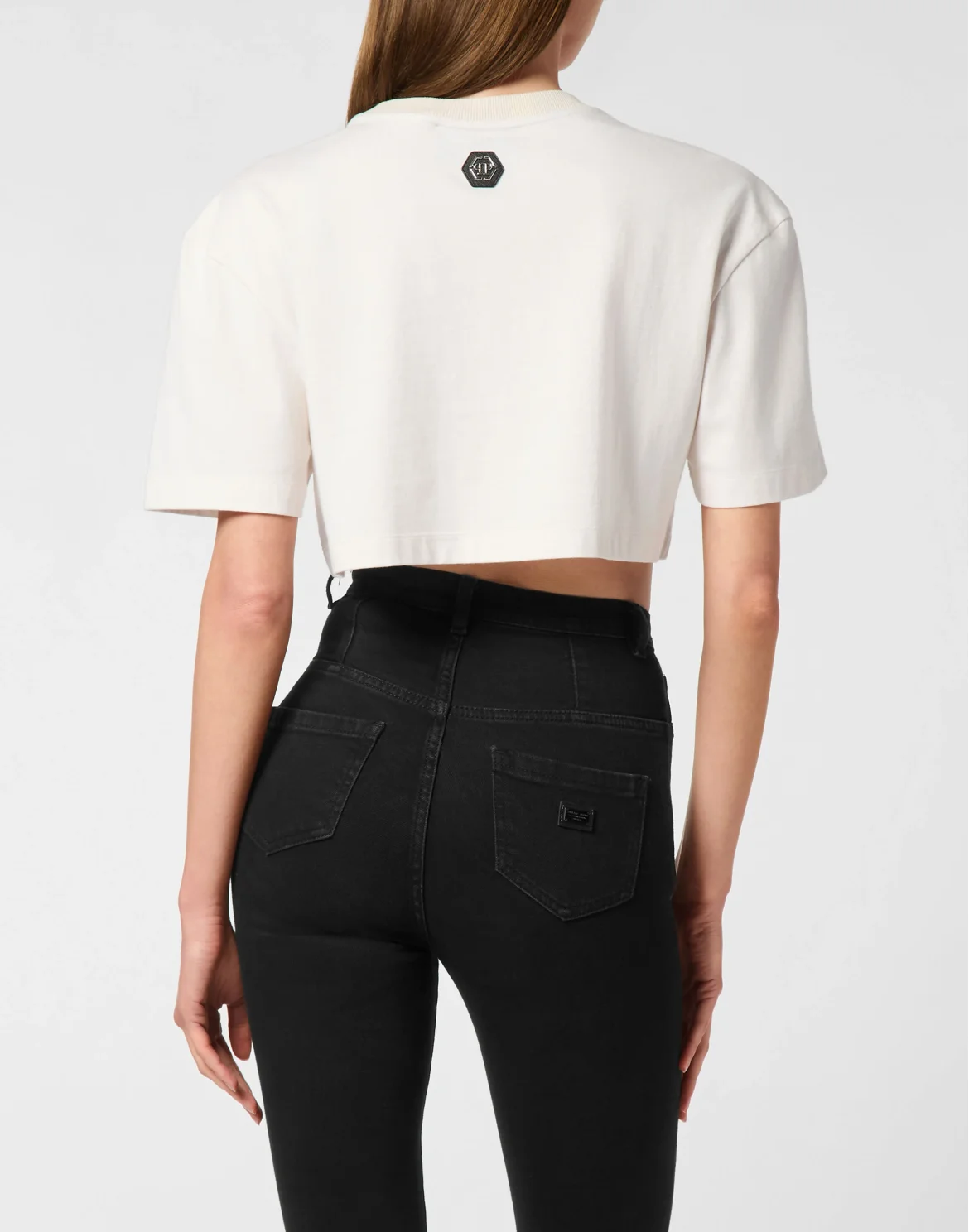 Cropped T-Shirt Breakfast in Bed Crystal, цвет: Бежевый