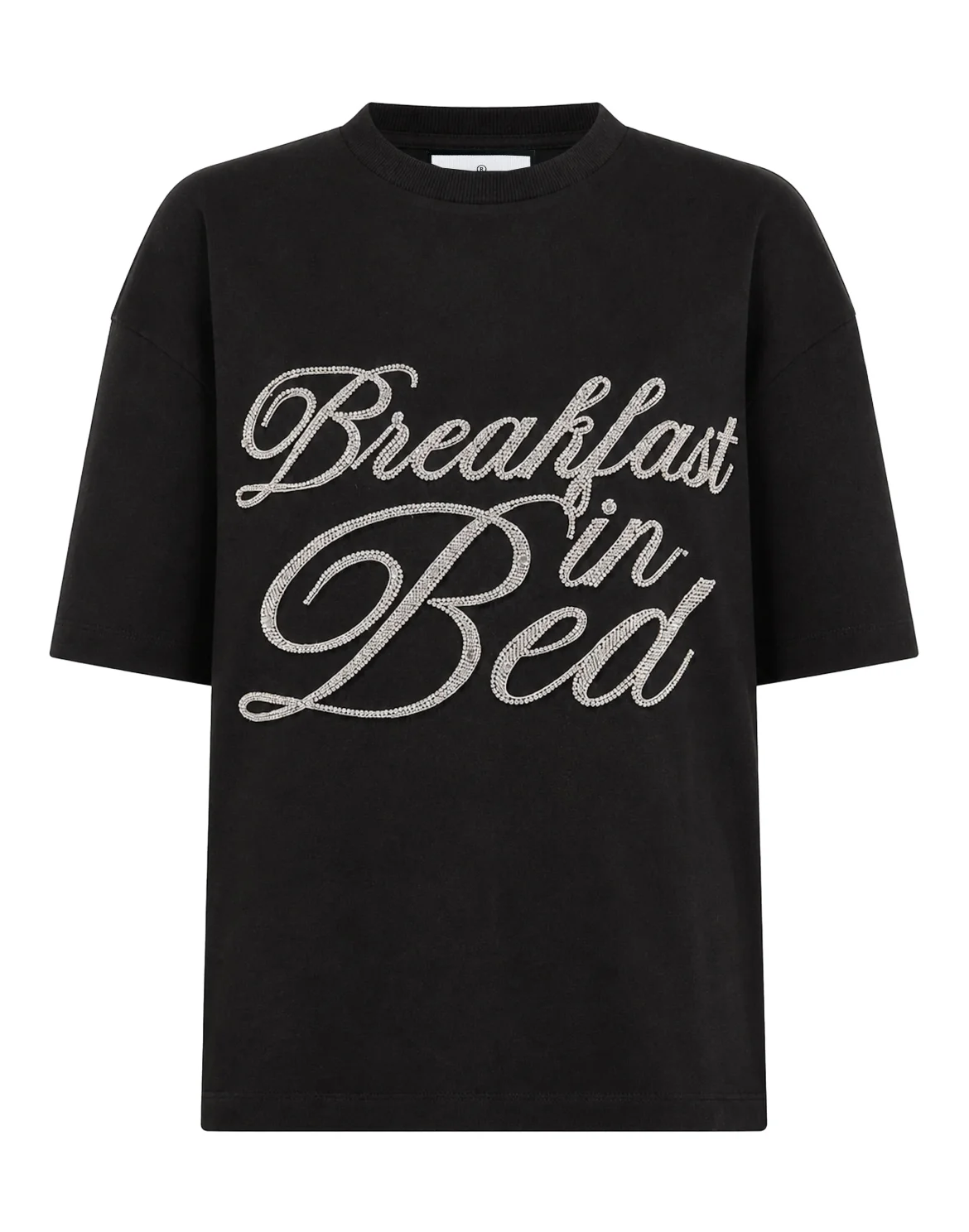 Man Fit T-Shirt Breakfast in Bed Crystal, цвет: Черный