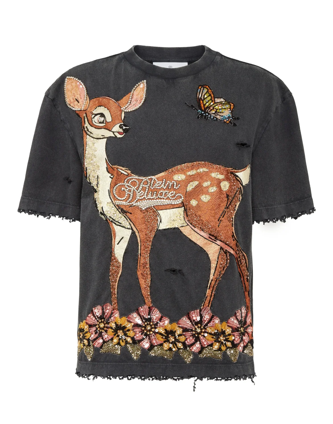 Man Fit Destroyed T-Shirt Fairy, цвет: Черный