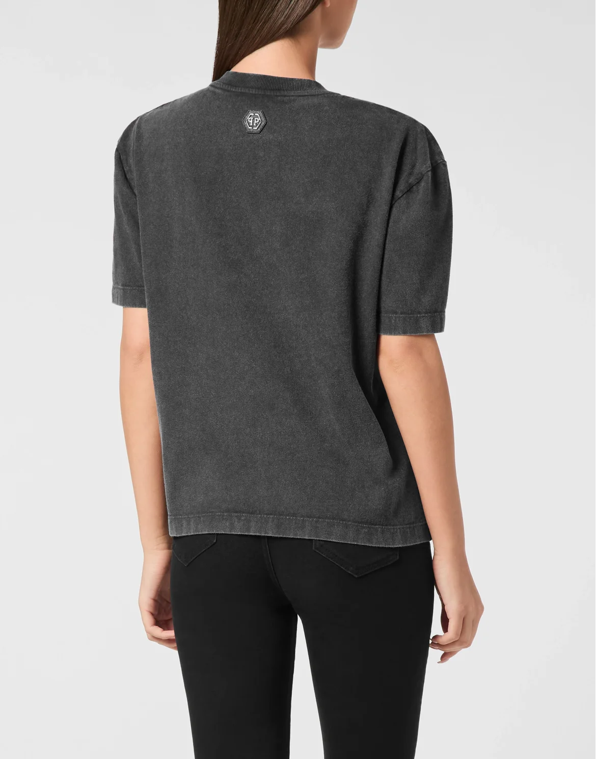 Man Fit T-Shirt Plein Deluxe Signature, цвет: Черный