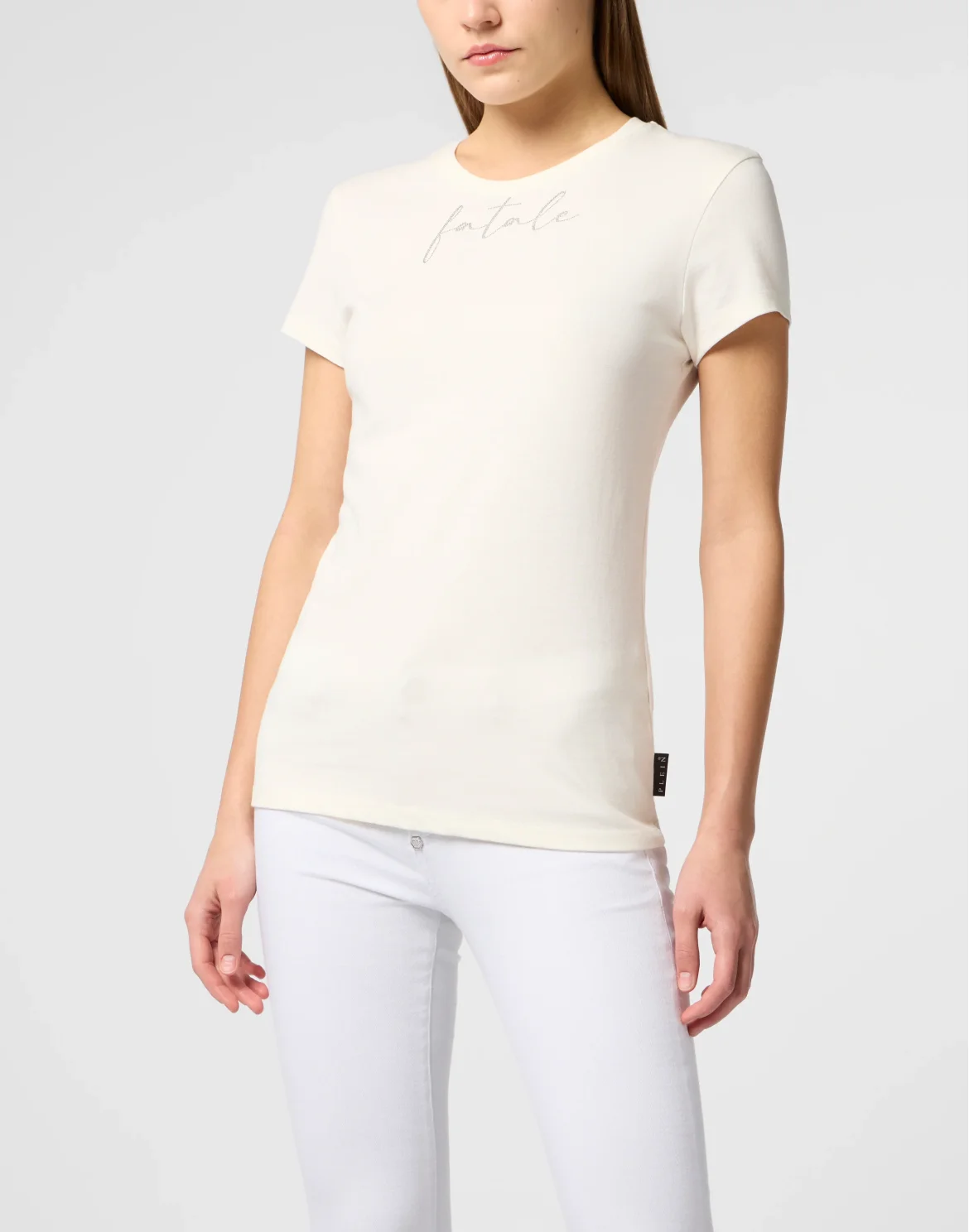 Sexy Pure Fit T-Shirt Strass Fatale, цвет: Бежевый