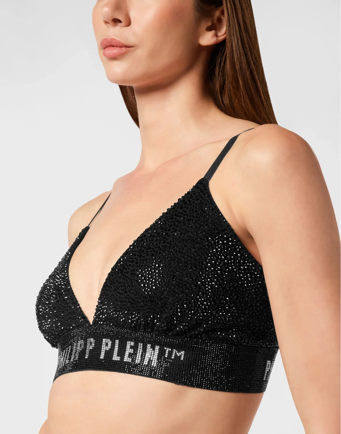 Bra Full Strass, цвет: Черный