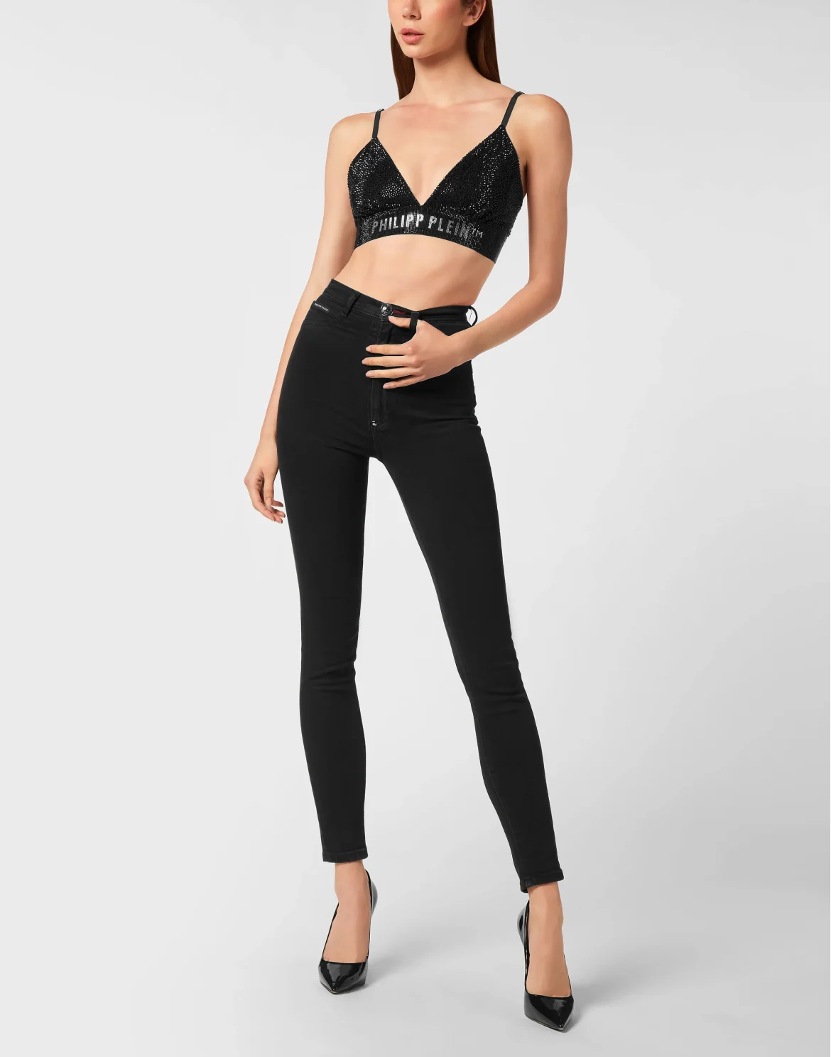 Bra Full Strass, цвет: Черный