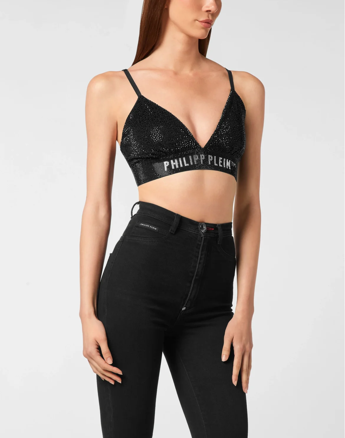 Bra Full Strass, цвет: Черный