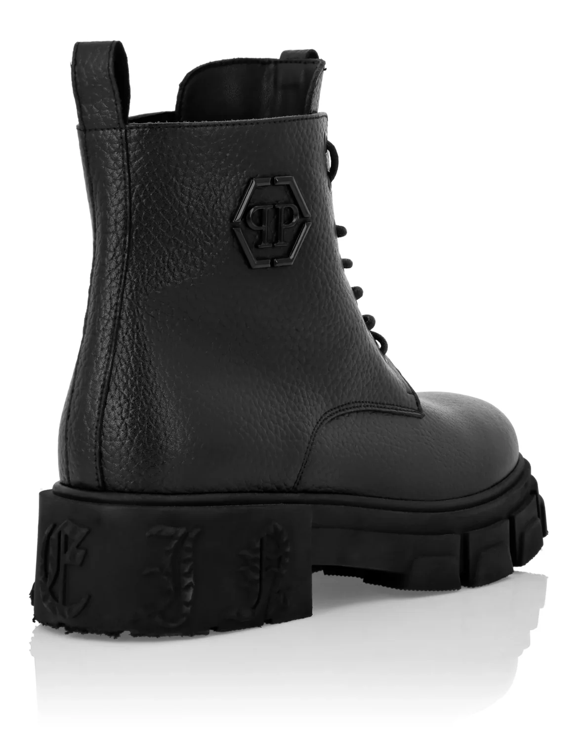 Deer Print Boots Gothic Plein, цвет: Черный