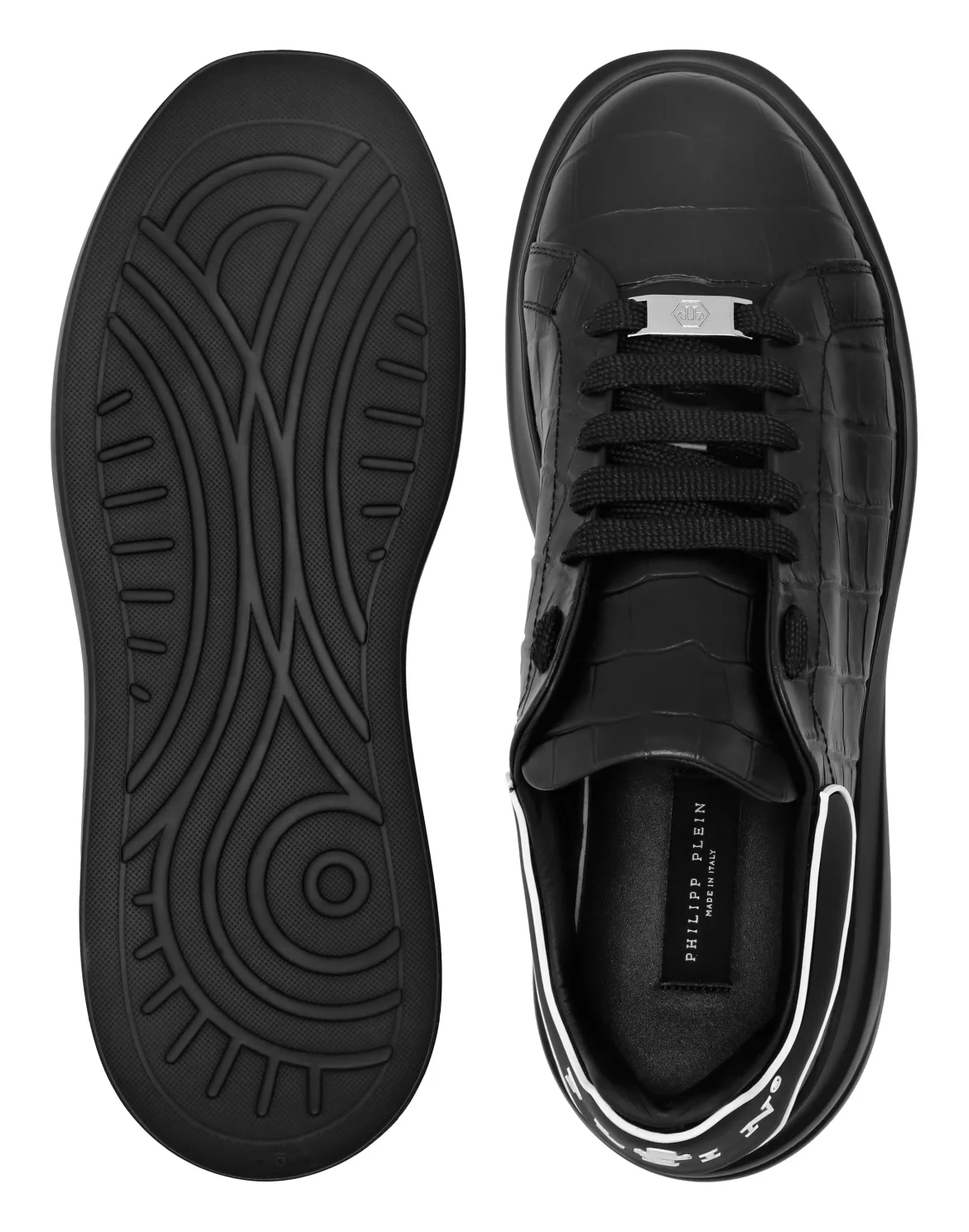 Nappa Leather Sneakers Low Top, цвет: Черный