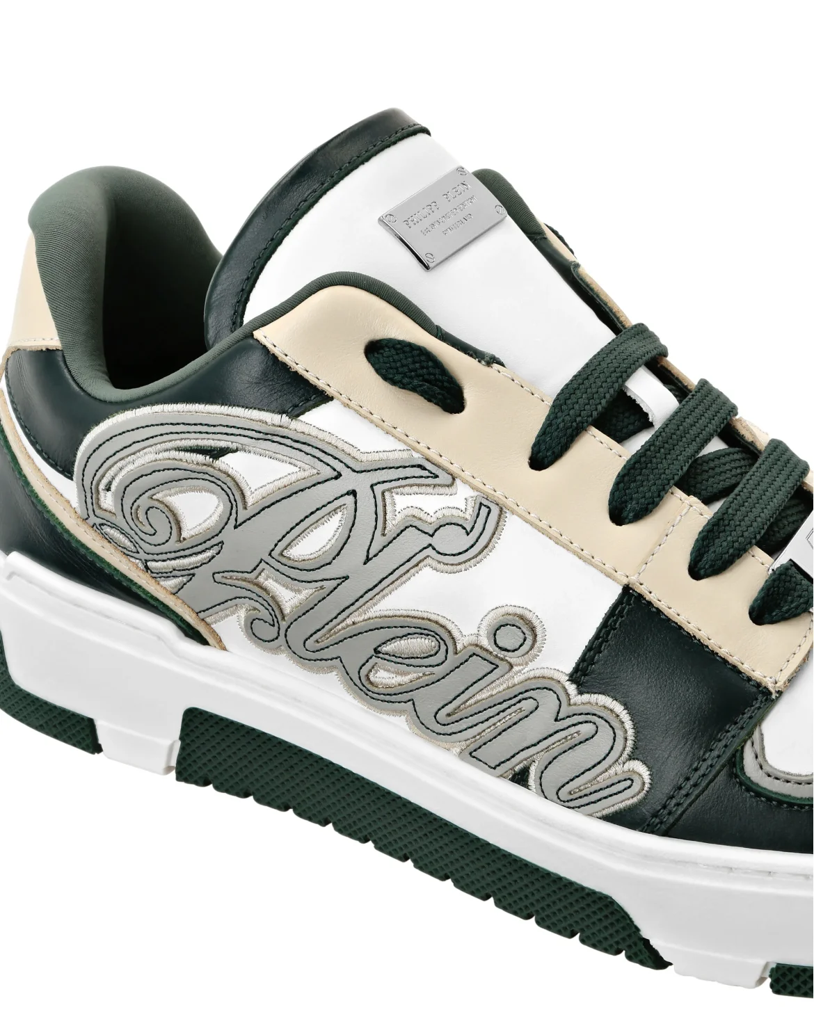 Low Top Sneakers Patch Plein, цвет: Белый