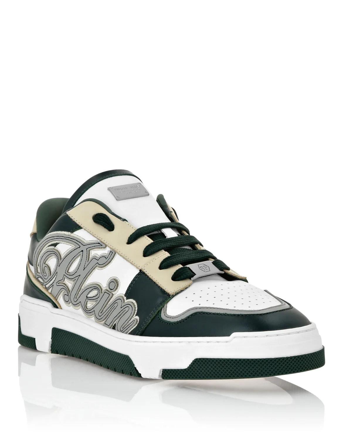 Low Top Sneakers Patch Plein, цвет: Белый