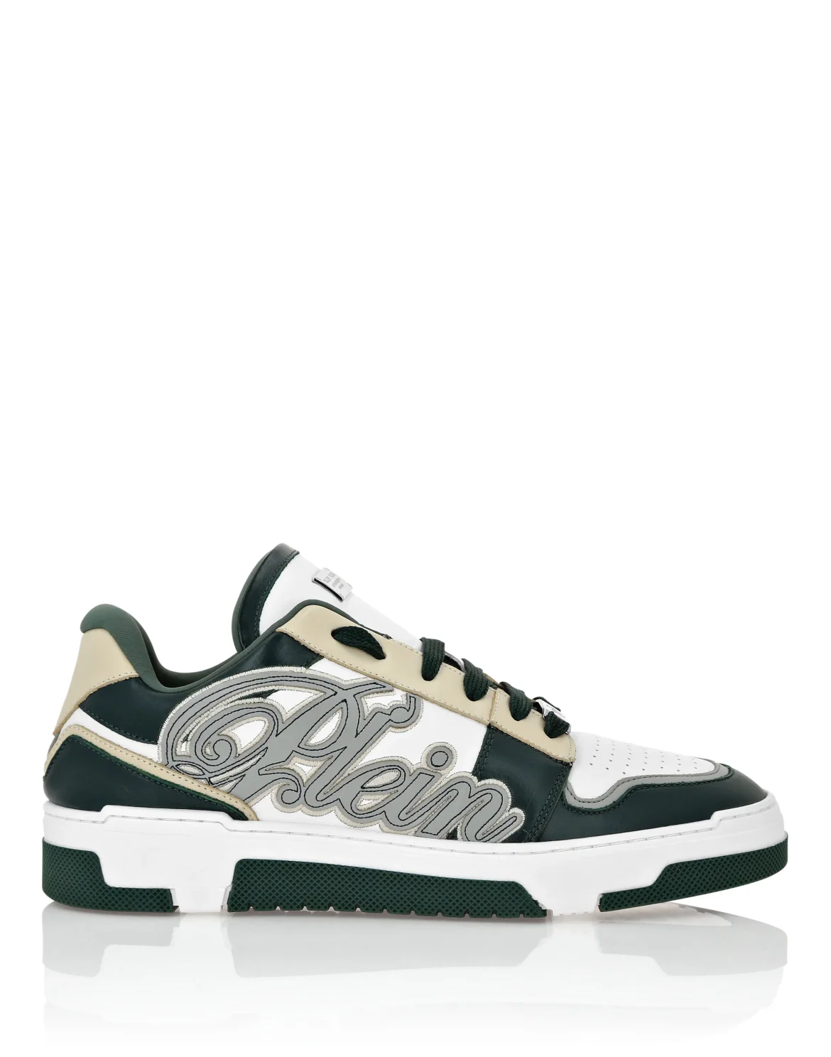 Low Top Sneakers Patch Plein, цвет: Белый