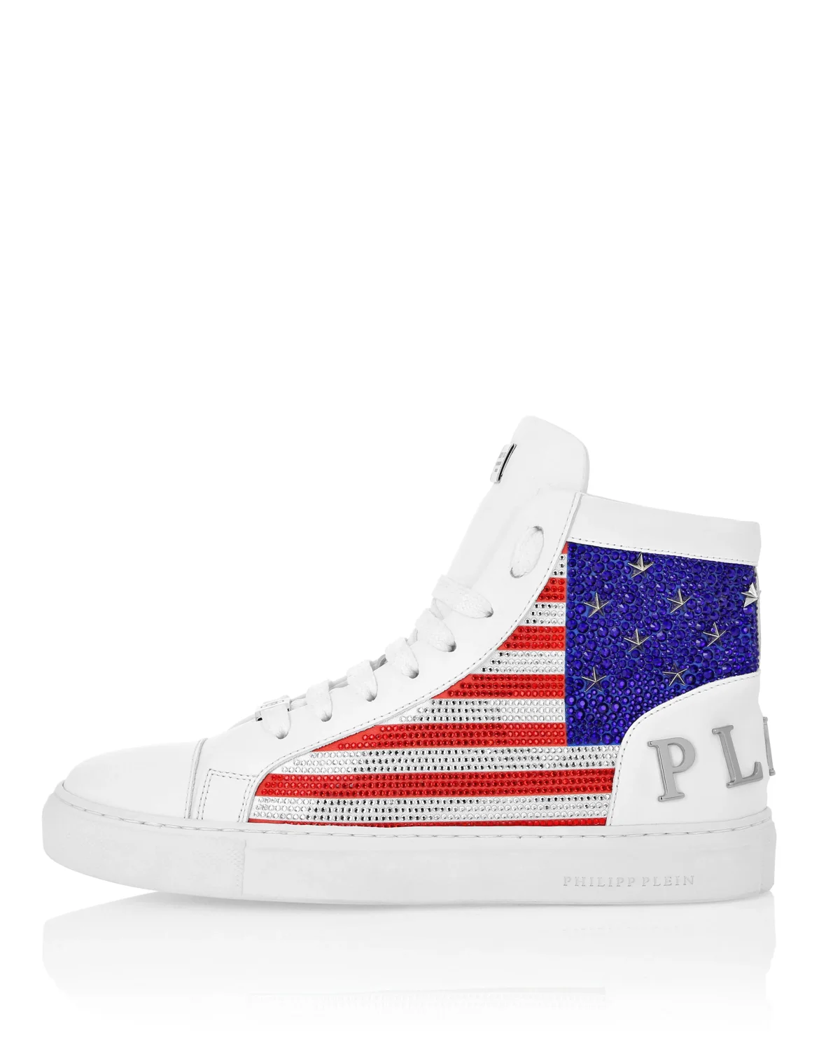 Mid Top Sneakers Star Studs America, цвет: Белый