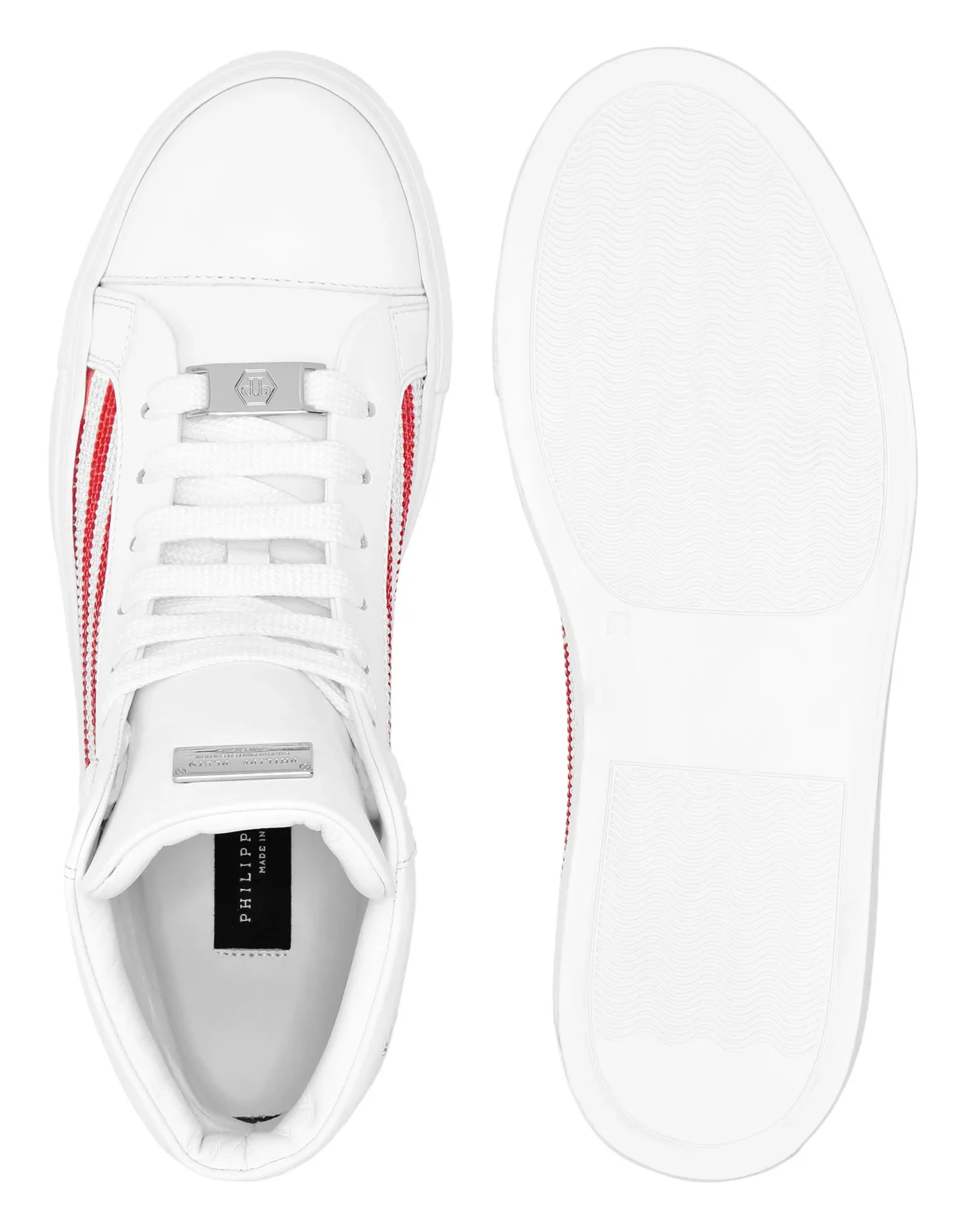 Mid Top Sneakers Star Studs America, цвет: Белый