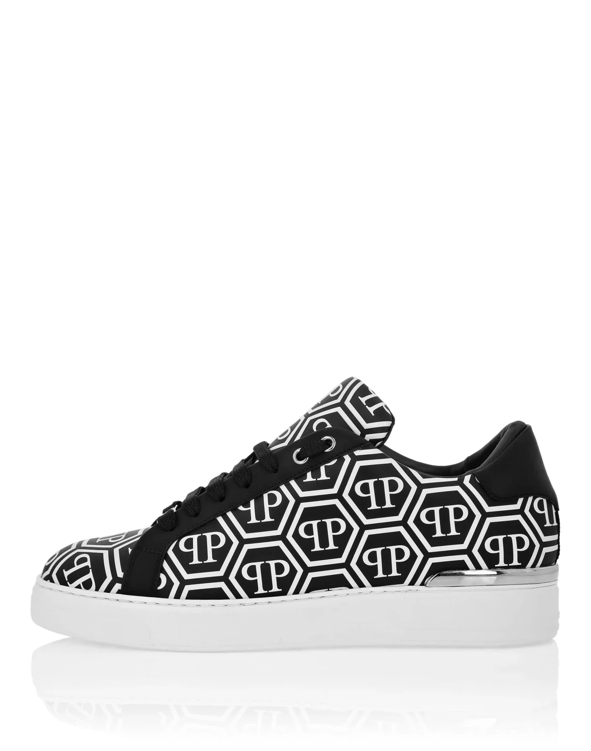Nappa Leather Low Top Sneakers Big Monogram, цвет: Черный