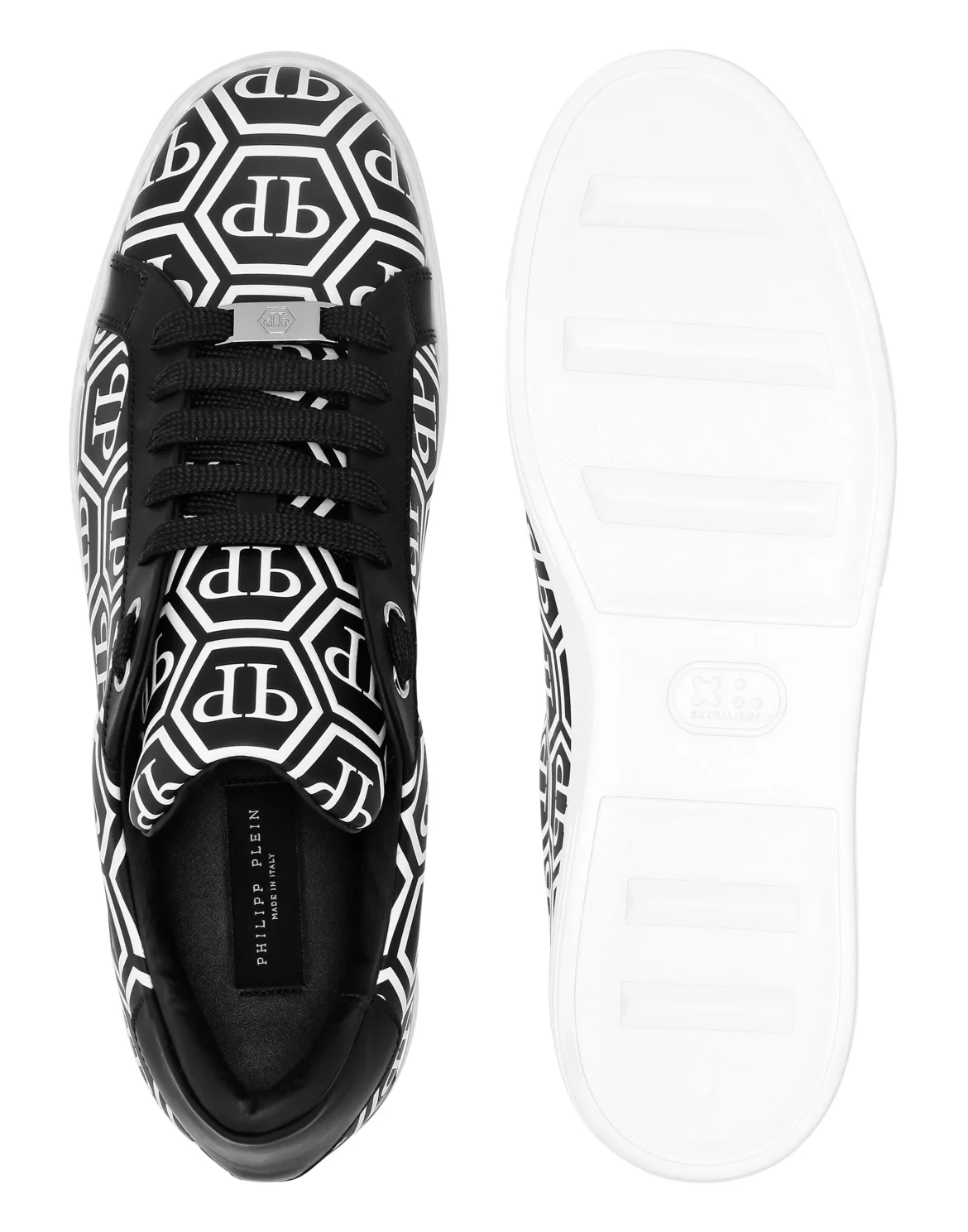Nappa Leather Low Top Sneakers Big Monogram, цвет: Черный