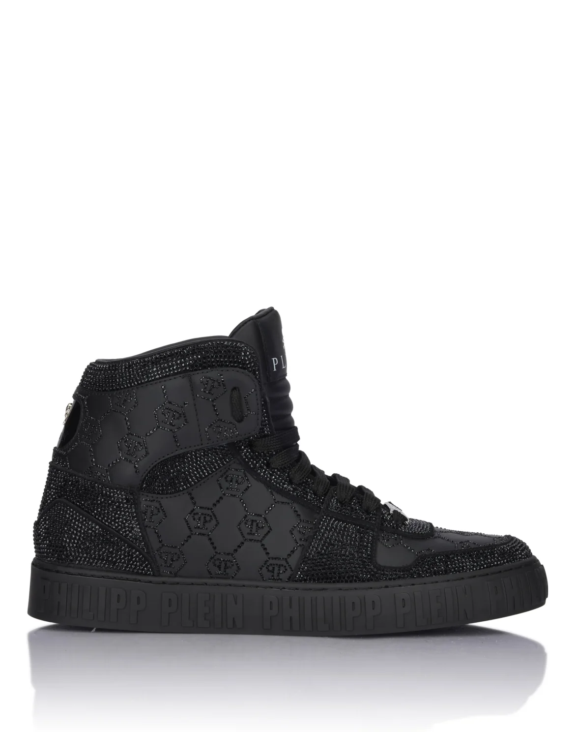 High Top Sneakers Carson Monogram Strass, цвет: Черный