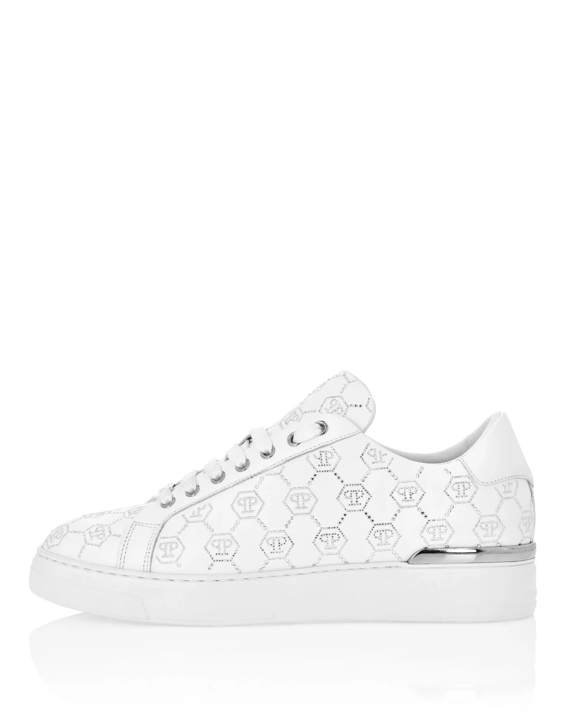 Low Top Sneakers Carson Monogram Strass, цвет: Белый