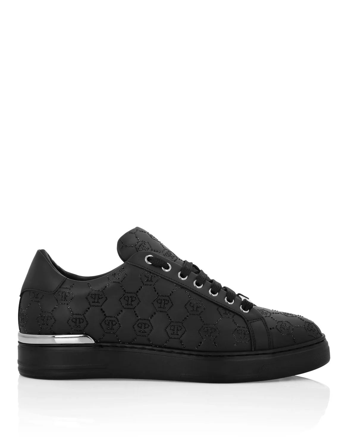 Low Top Sneakers Carson Monogram Strass, цвет: Черный