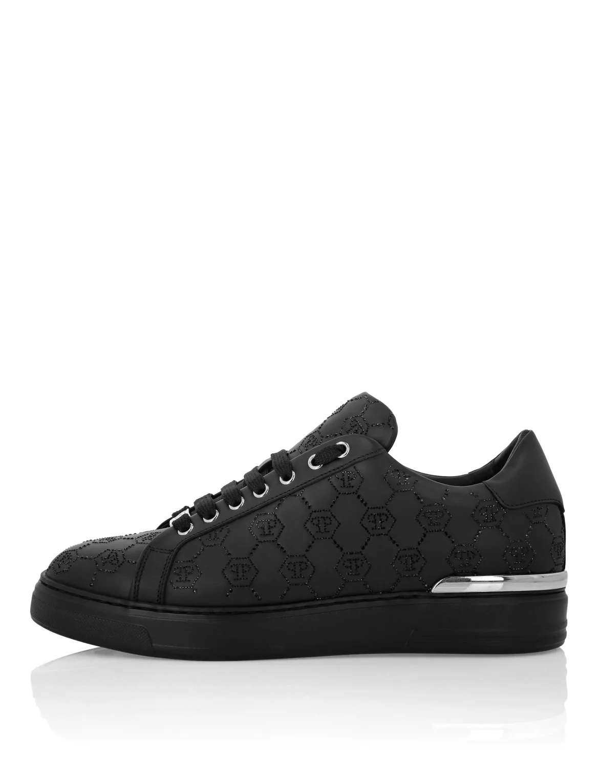 Low Top Sneakers Carson Monogram Strass, цвет: Черный
