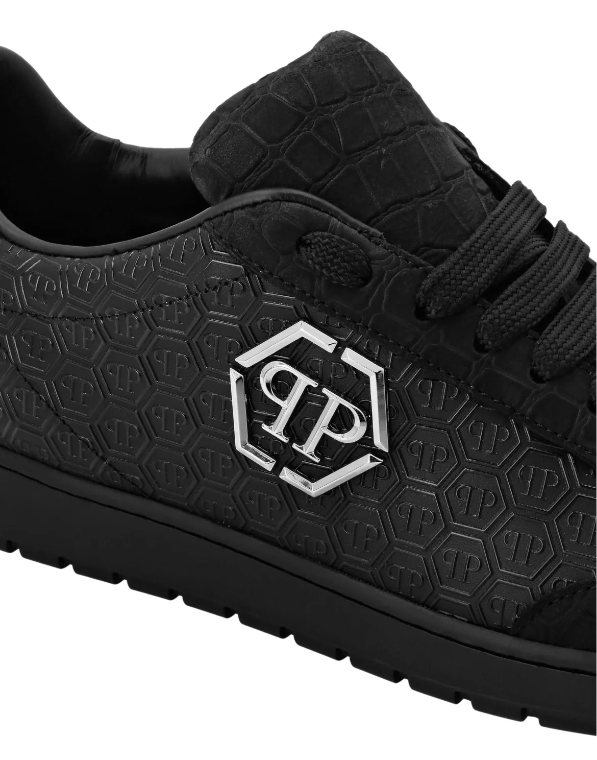Low Top Sneakers Mixed Monogram, цвет: Черный